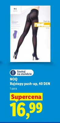 Rajstopy push-up 40 DEN NOQ promocja w Lidl