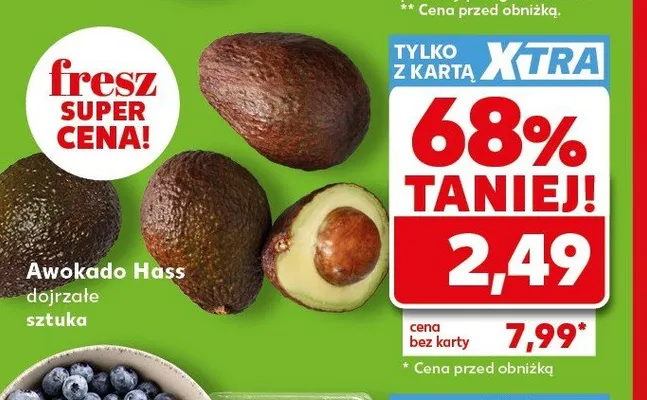 Awokado Hass dojrzałe promocja w Kaufland