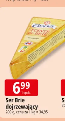 Ser Brie dojrzewający Croisés promocja w Leclerc