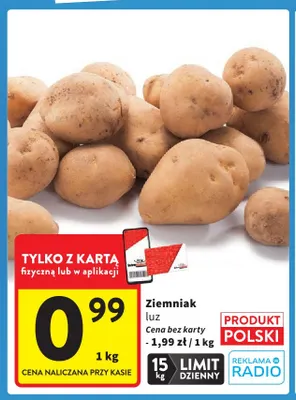 Ziemniaki polskie promocja w Intermarche
