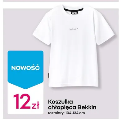 Koszulka chłopięca Bekkin promocja w Pepco