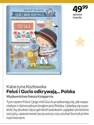 Książka Feluś i Gucio odkrywają... Polska Katarzyna Kozłowska oprawa twarda promocja w Empik