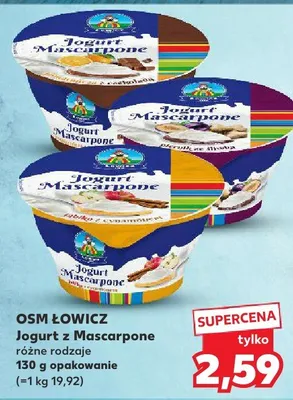 Jogurt z Mascarpone różne rodzaje promocja w Kaufland