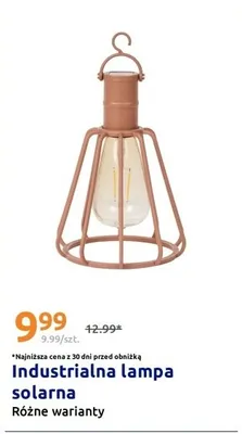 Industrialna lampa solarna promocja w Action