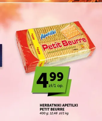 Herbatniki Apetilki Petit Beurre promocja w Euro Sklep
