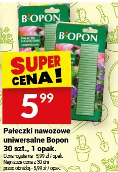 Pałeczki nawozowe uniwersalne 30szt promocja w Twój Market