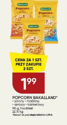 Popcorn karmelowy Bakalland promocja w Chata Polska