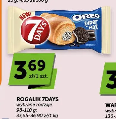 Rogalik 7DAYS OREO Super Max promocja w ABC