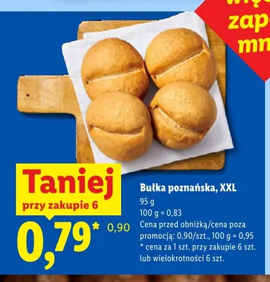 Bułka poznańska XXL promocja w Lidl