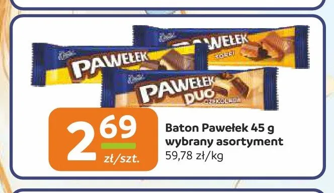Baton Pawełek Duo E.Wedel promocja w Gama