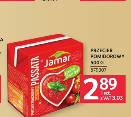 Przecier pomidorowy Jamar promocja w Selgros