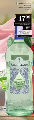 Wino białe Vermouth Bianco Sandiliano słodkie promocja w POLOmarket
