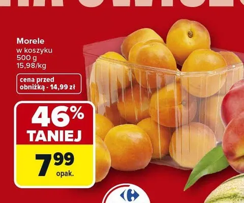 Morele w koszyku promocja w Carrefour Market