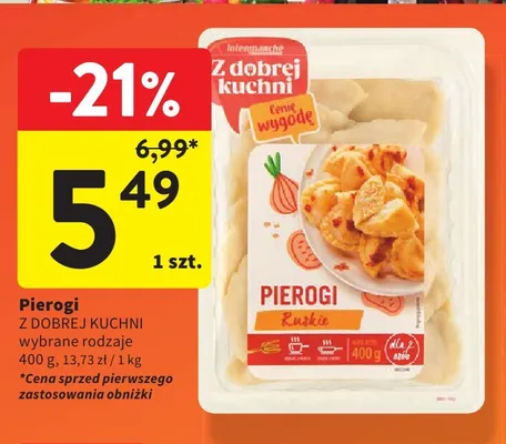 Pierogi Z Dobrej Kuchni promocja w Intermarche