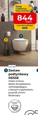 Zestaw podtynkowy Cersanit Desse promocja w PSB Mrówka