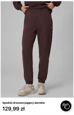 Spodnie dresowe joggery damskie 4F promocja w 4F