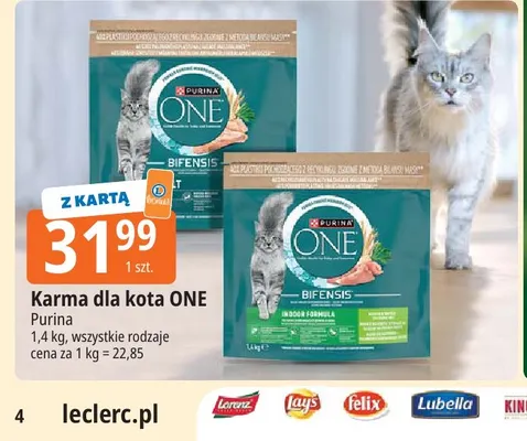Karma dla kota sterile Competina promocja w Leclerc