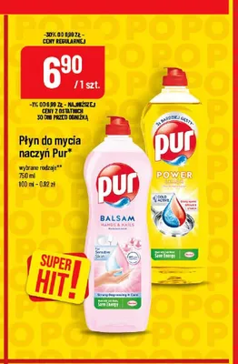 Płyn do mycia naczyń Pur Balsam promocja w POLOmarket