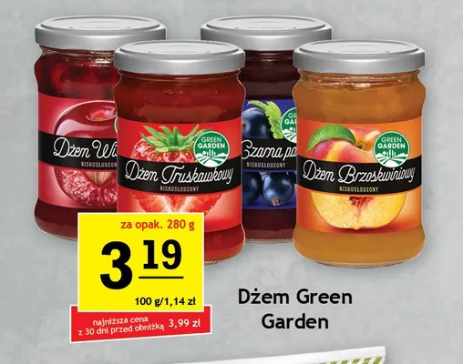 Dżem wiśniowy Green Garden promocja w Gram Market