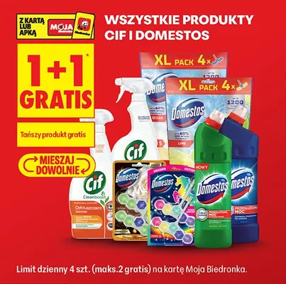 Płyn do czyszczenia Domestos Extended Power promocja w Biedronka