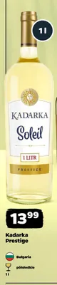 Wino białe Kadarka Prestige promocja w Netto