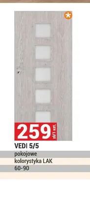 Drzwi pokojowe Vedi promocja w Merkury Market