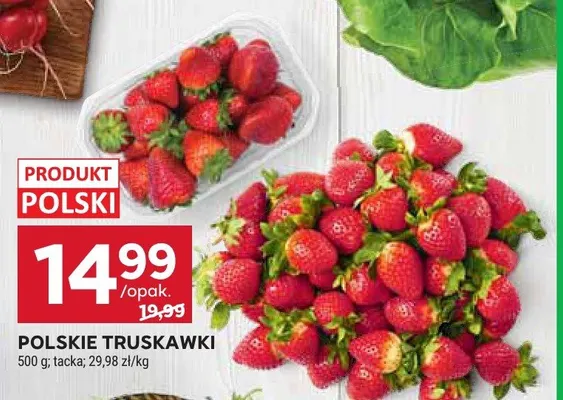 Truskawki polskie promocja w Stokrotka