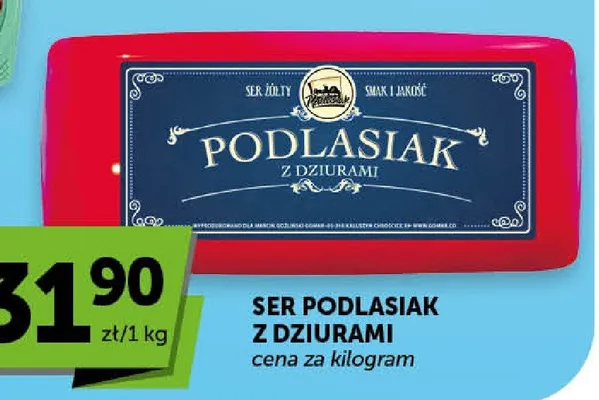 Ser Podlasiak z dziurami promocja w Groszek