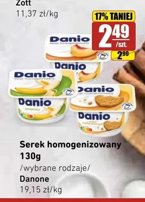Serek homogenizowany Danio ciasteczkowy promocja w API Market