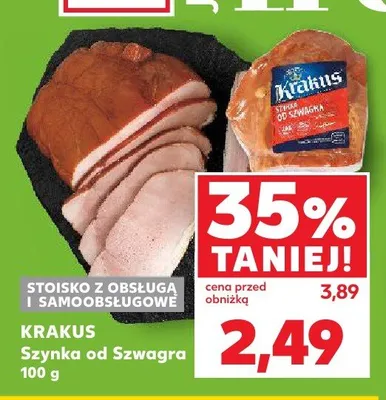 Szynka od Szwagra Krakus promocja w Kaufland