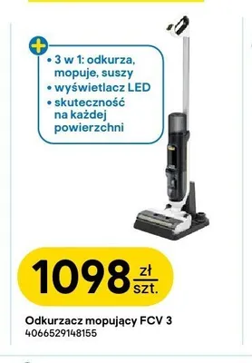 Odkurzacz mopujący Kärcher FCV 3 promocja w Castorama