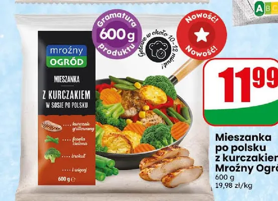 Mieszanka po polsku z kurczakiem Mroźny Ogród promocja w Dino