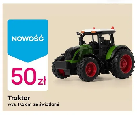 Traktor ze światłami promocja w Pepco