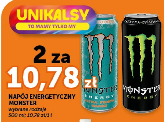 Napój energetyczny Monster promocja w Groszek