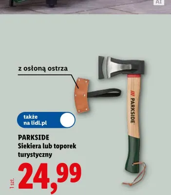 Toporek turystyczny Parkside promocja w Lidl
