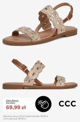 Sandały Clara Barson promocja w CCC