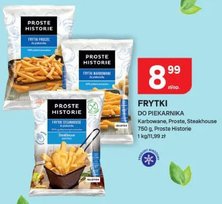 Frytki do piekarnika karbowane, Steakhouse promocja w Chorten