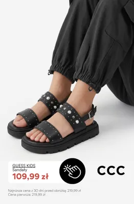 Sandały Guess Kids promocja w CCC