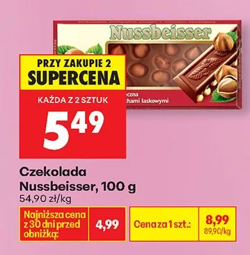 Czekolada promocja w Biedronka