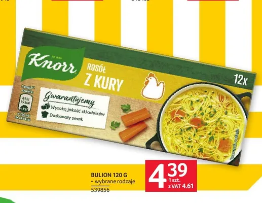 Bulion Knorr promocja w Selgros