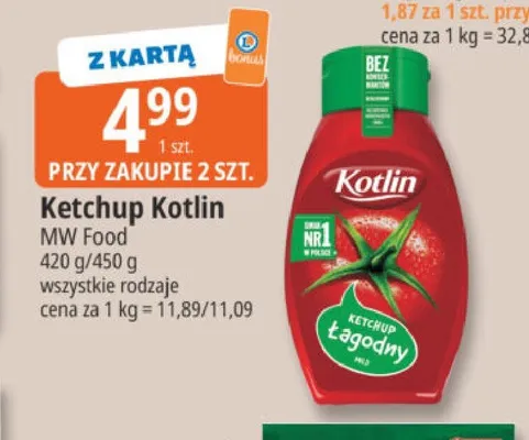 Ketchup Kotlin promocja w Leclerc