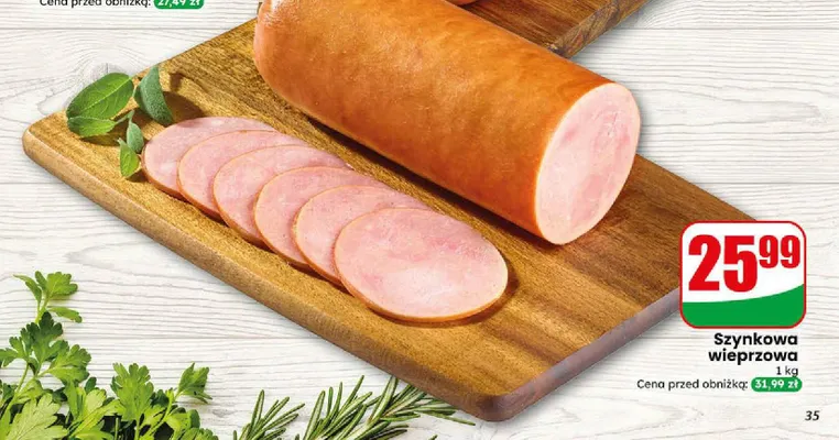 Szynkowa wieprzowa Agro Rydzyna promocja w Dino