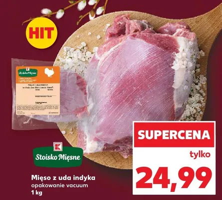 Mięso z uda indyka opakowanie vacuum promocja w Kaufland