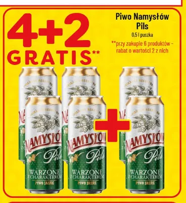 Piwo Namysłów Pils promocja w POLOmarket