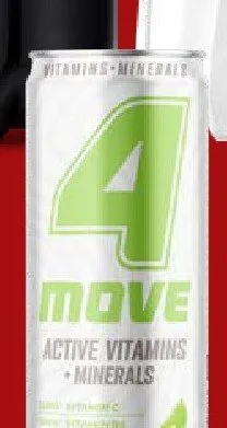 Napój witaminowy 4Move Active Vitamins Minerals promocja w Lidl