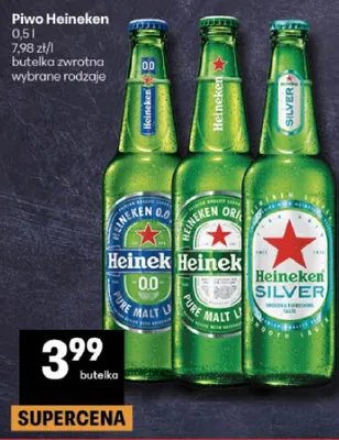 Piwo Heineken promocja w Delikatesy Centrum