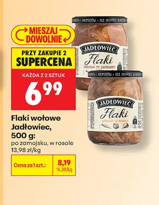 Flaki wołowe w rosole Jadłowiec promocja w Biedronka