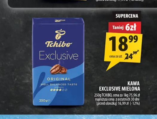 Kawa mielona Tchibo Exclusive Original promocja w Arhelan