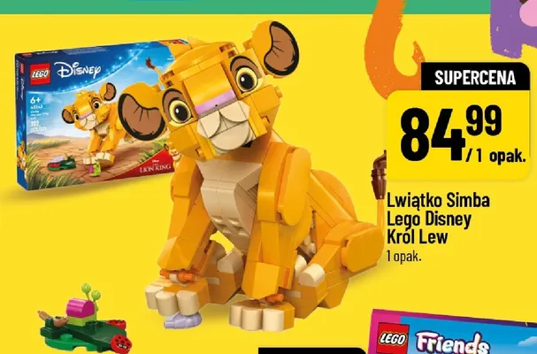 Lwiątko Simba Lego Disney Król Lew promocja w POLOmarket