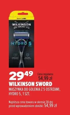 Maszynka do golenia Wilkinson Sword Hydro 5 promocja w Drogerie Natura